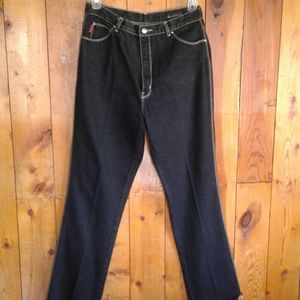 Gloria vanderbilt upcycled black denim jeans